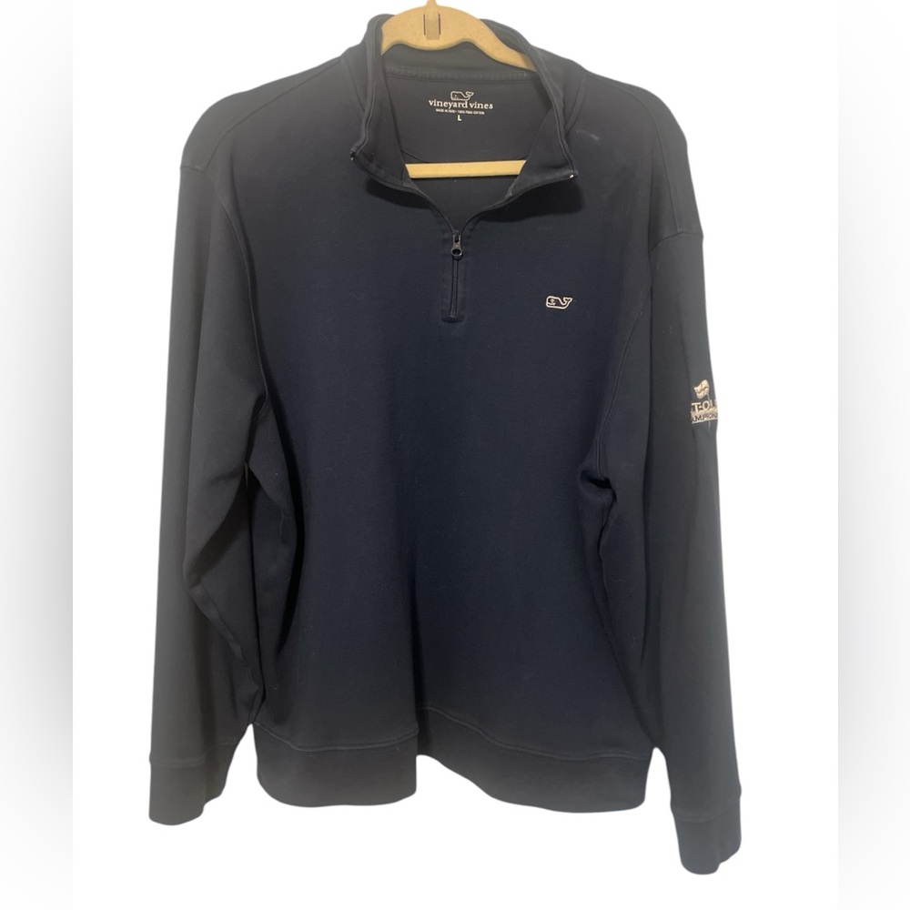 Men’s Navy Blue Vineyard Vines 1/4 Zip Pullover
